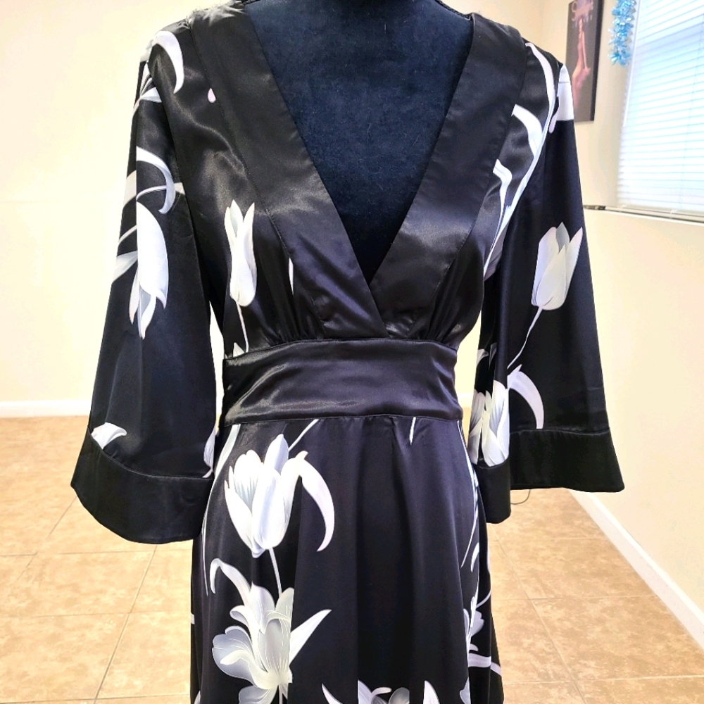 Black and white dress